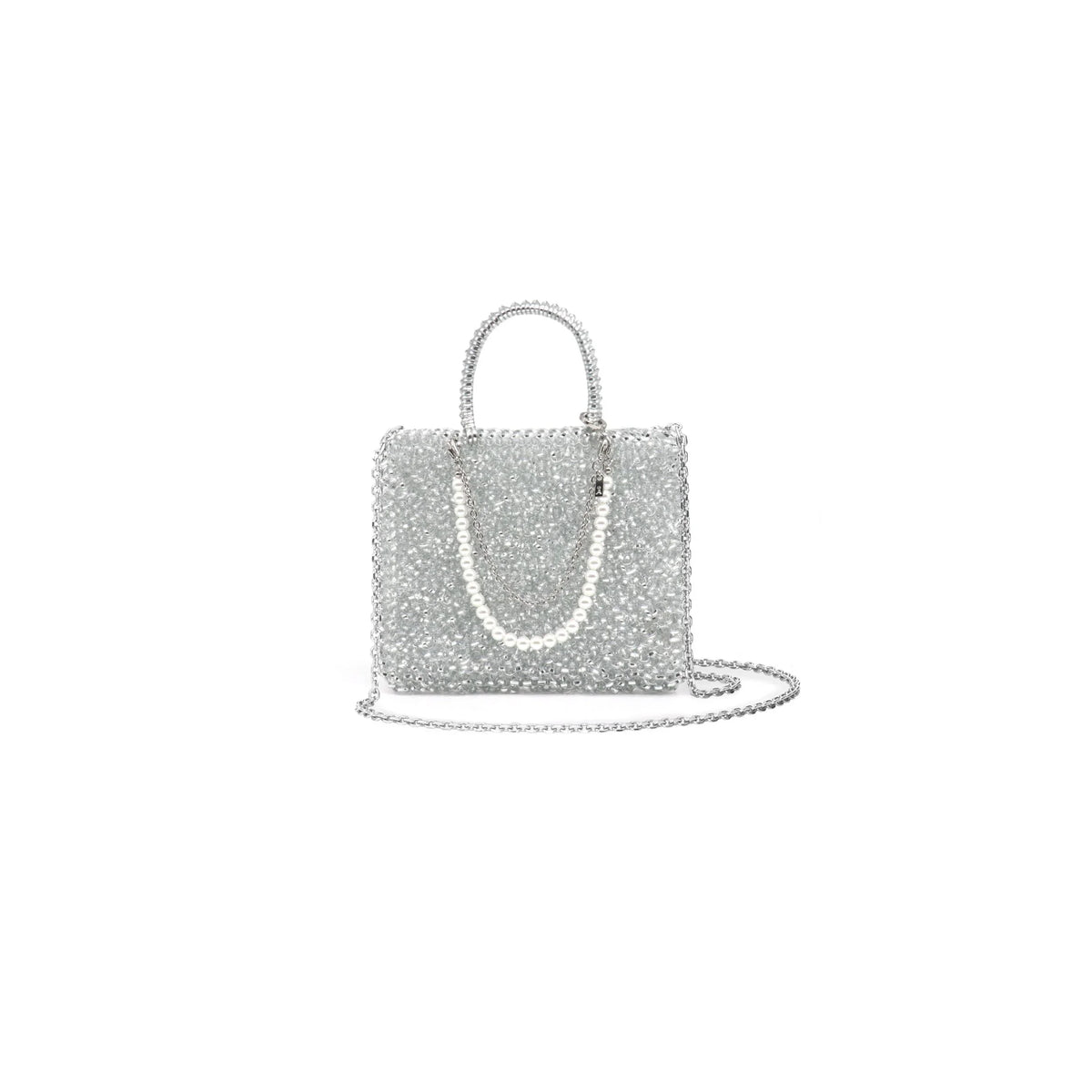 ANTEPRIMA_WIREBAG_30TH_ANNIVERSARY_PB23FSS0PH_Crossbody_Bag_silver_with_pearl_chain