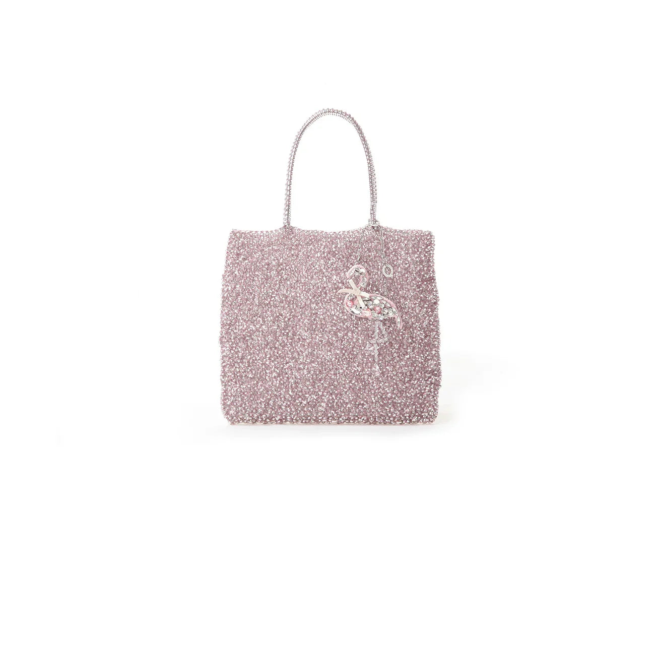 ANTEPRIMA_WIREBAG_LUMINOSA_PA15SC5184_Bag_Charm_Flamingo_rose-pink_on_bag
