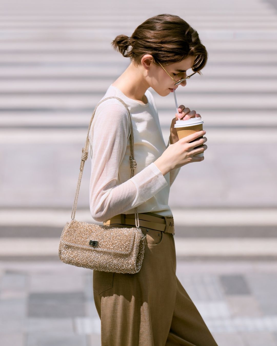 LUCCHETTO Bag | LUCCHETTO SHoulder WIREBAG | ANTEPRIMA Online Store