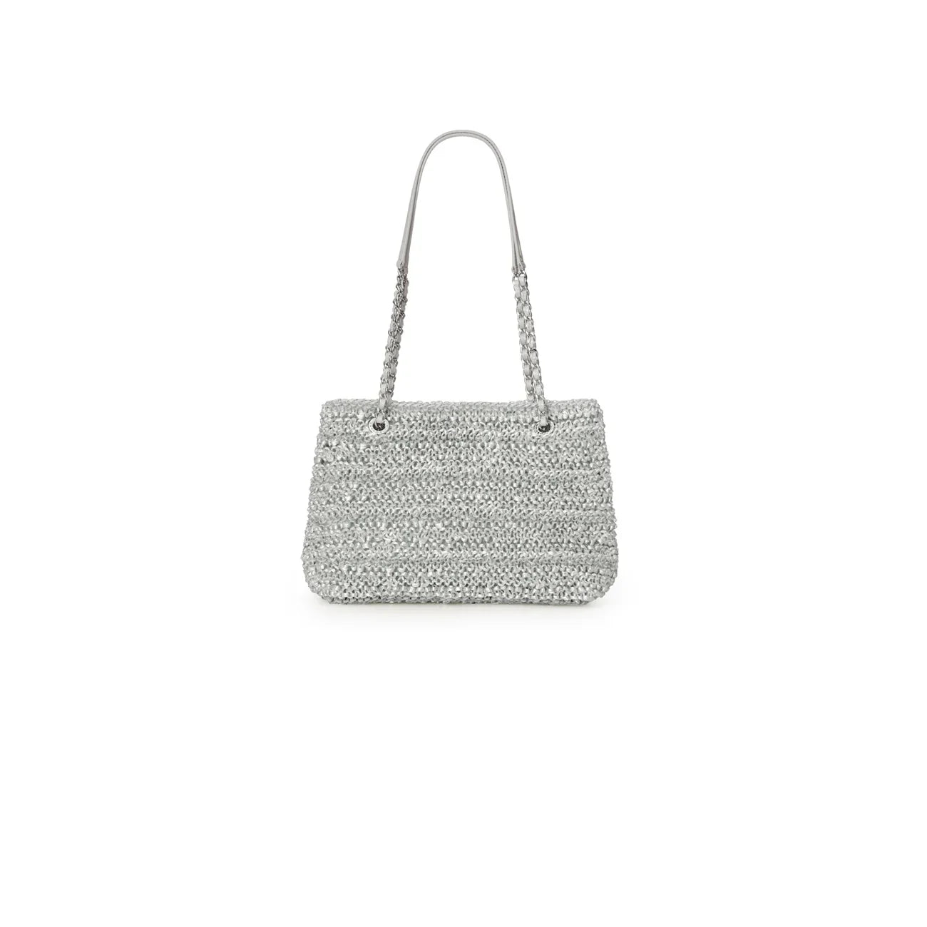 ANTEPRIMA_WIREBAG_OCCHIELLO_RAFIA_PB20SHW3D2_Shoulder_Bag_silver_front